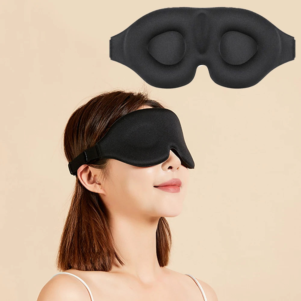 Manufacturer Customized 3D Three-Dimensional Sponge Comfortable and Breathable Slow Rebound Memory Cotton Sleep Mask