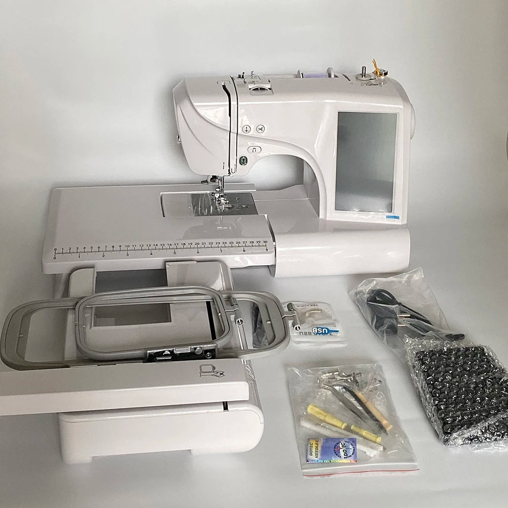 Touch Computerized Screen Home Use Sewing Embroidery Machine