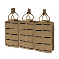IDOGEAR Laser Cut Triple Mag Pouch 500D Nylon Molle Magazine Holder Tactical Mag Pouch for 5.56mm Mags