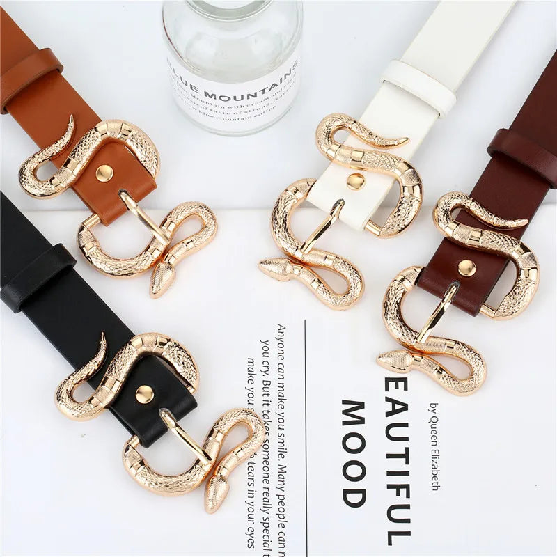 Designer Famous Brands Women's 2022 Luxury Custom Alloy Buckle Belts