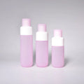Luxury 150ml Round PET Cosmetic Bottle with Lotion Pump Custom PET Packaging for Facial Cleanser Skin Care and Shampoo