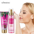 OEM Wholesale KORMESIC Price Body Spray Luxury Three Piece Fragrance Skin Care Set
