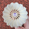 2024 LIBOTAI G-A1 Tournament Level 74-79 Speed Shuttlecocks 3-Layer Cork Goose Feather White Class Badminton Ball Classification