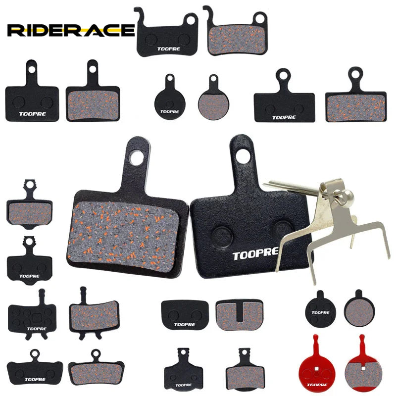 RIDERACE MTB Bike Disc Brake Pads Semi-Metallic Resin Pad for SRAM E1CR ER XX XO DB1 DB3 DB5 for SHIMANO SAINT ZEE QUADIEM MegaBDM