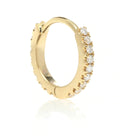 Silver 925 Sterling Jewelry Small Cubic Zircon Gold Huggie Earrings Ear Ring