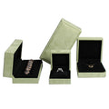 Brand Designer Rectangular Suede Jewelry Storage Box Premium Fashion Bracelet Ring Necklace Gift Box with Paper Sleeve