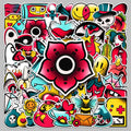 50PCS Factory Wholesale Book Stickers Illustrated Hand-painted Original Style Graffiti Stickers