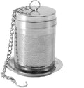 Updated Eco-Friendly Slim Chain Hook Tea Infuser 304 Stainless Steel Extra Fine Mesh Ball Shape Steeper Rooibos Black Tea Spoons