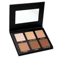 Vegan Highlighter Bronzer Blush Palette DIY 6 Colors Square Face Makeup Powder Blush Cream Vegan Contour Blush Palette