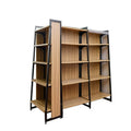 Wholesale Double Sided Supermarket Shelves Rack Gondola Supermarket Wooden Shelf