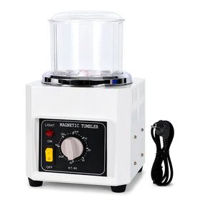Factory Manufacture KT-90 Magnetic Polishing Machine Gold Sliver Jewelry Cleaning Mini Tumbler Magnetic Polisher Machine