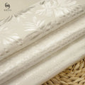 Manufacturer Big Dobby Custom Roll Price White Dyeing Jacquard Rayon Viscose Fabric for Suit Jacket