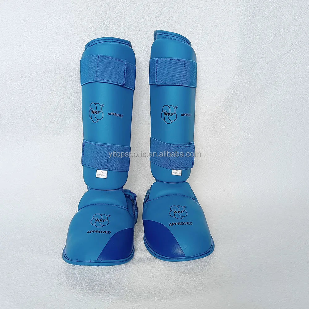 Customized WKF Approved Karate Shin Protector Karate Shin and Instep Guard