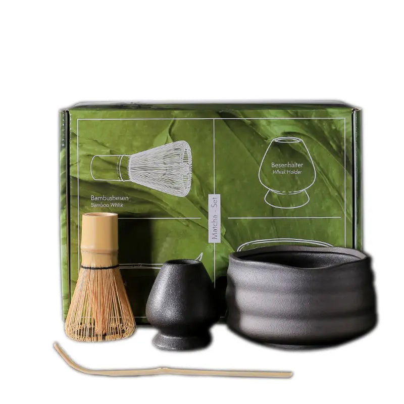 Gift Packing Japanese Matcha Bowl Whisk Spoon Accessories Handmade Natural Bamboo Matcha Brush Bamboo Matcha Set Kit