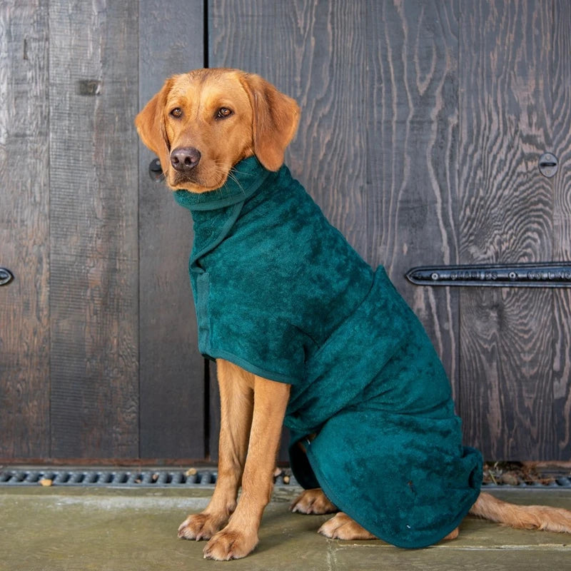 OEM ODM Customized Pet Microfiber Dog Bathrobe Drying Coat Towel Custom Bath Robe Quick-drying Absorbent Dog Bathrobe for Dogs