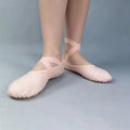 Top Quality Stretch Ballerina Dance Shoes Two Wear Way Canvas Ballet Shoes Soft Dance slippers Flat Yoga Shoes for Women