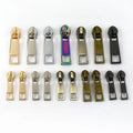 Meetee ZT139 5# DIY Luggage Hardware Accessories Custom Size Alloy Zipper Sliders Auto Lock Feature Plating Technique Shoes Bags
