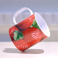 11 OZ Sublimation Coated Plastic Mug Customized Picture Round Handle Mug for Promotion Gift