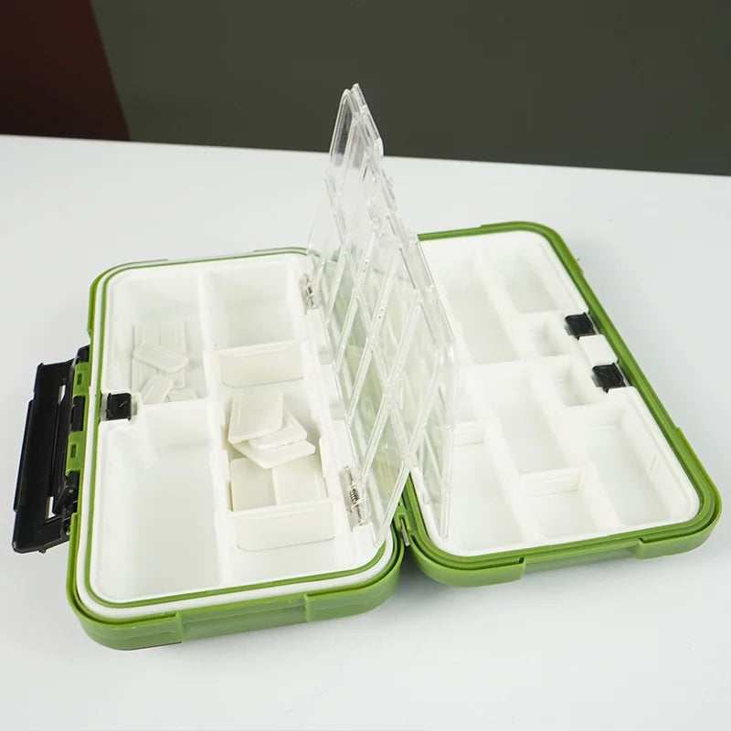 SelcoIn Stock More Compartments ABS Fishing Tackle Box Outdoor Fishing Gear Parts Accessories Packaging Box