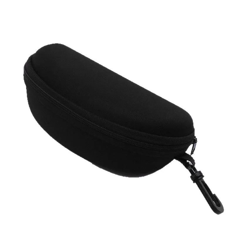 2025 New Arrival Portable Light Fresh Style Knitted Fabric EVA Zipper Sunglasses Case for Customizable Wholesale Bulk Orders