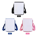 Sublimation Blank Polyester Shoulder Bag Custom Logo Print Small Cosmetic Crossbody Messenger Bag Chains Unisex
