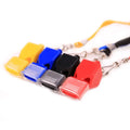Outdoor Emergency Survival Basketball & Soccer Referee Whistle Fox Plastic Whistles with Blister for Business Promotion