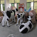 Fiberglass Cow Sculpture Large Size Cow Statue for Farm Decoration