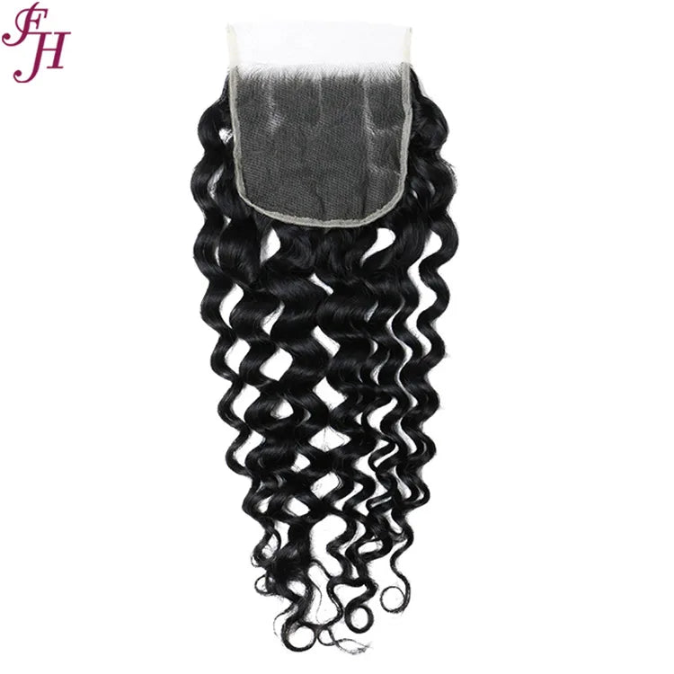 FH HD Lace 5x5 Human Raw Hair Frontal Transparent Frontal Closure swiss Body Wave hd Lace Frontal