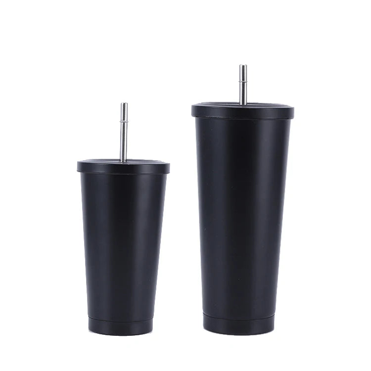 FX Factory Double Wall Vacuum Flask Stainless Steel Eco-Friendly Drinkware Water Bottle Straw Gym Tumbler for Travel Outdoor Use