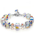 Creative New Foreign Trade Female Square Crystal  European and American Fashion Wild Bracelet Bracelet