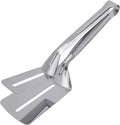 Multifunctional Double Sided Food Flipping Beefsteak Bread BBQ Meats Spatula Tongs Clip 304 Stainless Steel Steak Clamps