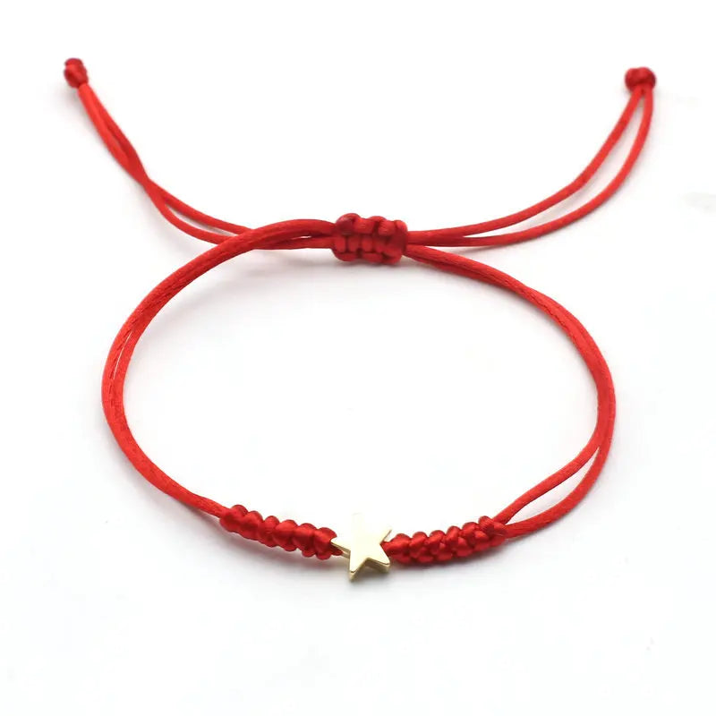 KDC581 Wholesale Fashion Handmade Women Women Macrame Rope String Star Bracelet