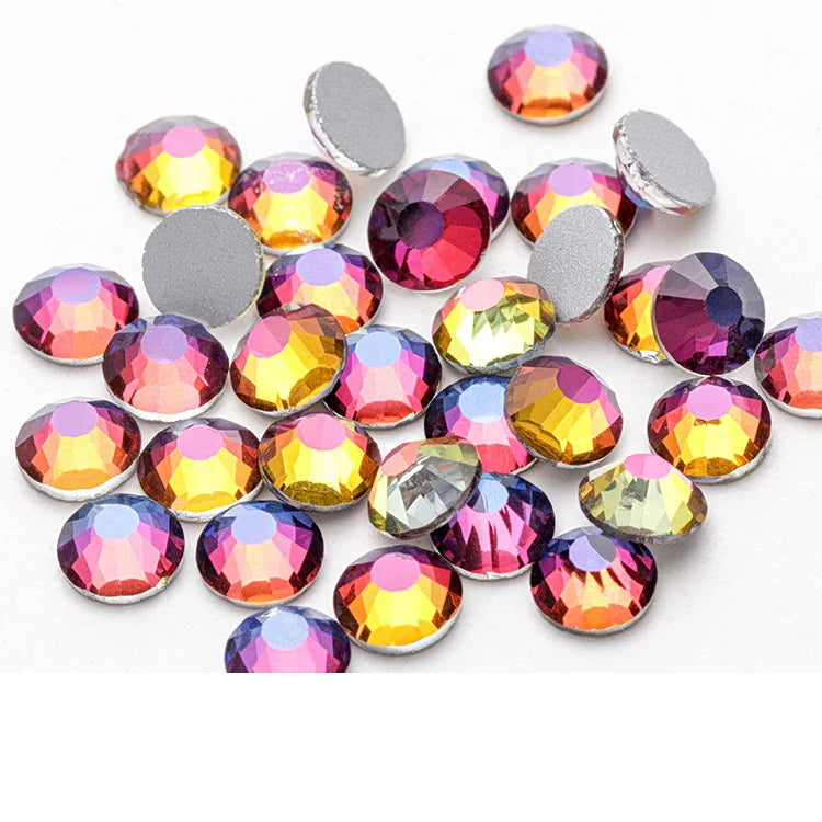 JC Crystal Wholesale Bulk Flat Back Hot Fix Rhinestone for Jewelry Decoration Accessories