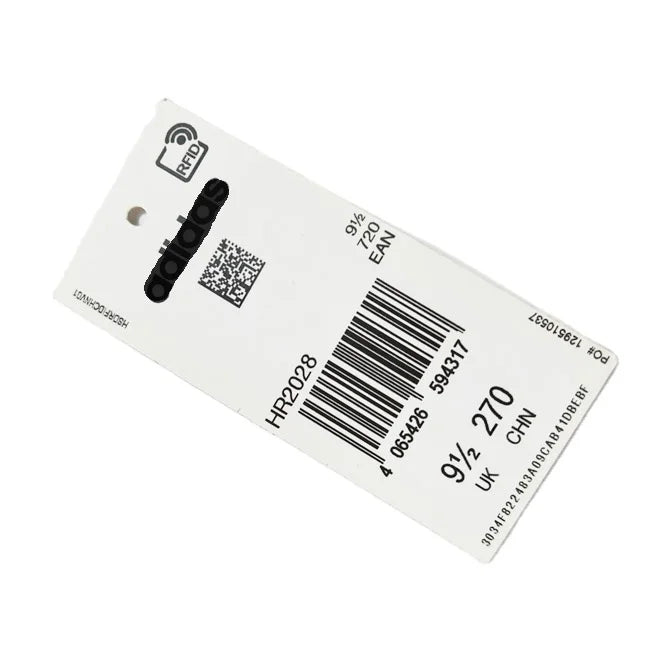 Custom Printed Eco-Friendly RFID & NFC Chip Hang Tags (PVC/Paper) for Garment Bags Shoes & Parking Permits