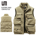 Clearance Sales Men Outdoor Vest Jacket - Fishing Climbing Multi-Pocket Windproof Waistcoats Casual Wear for Hiking
