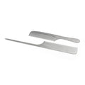 Creative Gift Fine Tooth Metal Hair Comb Braiding Rat Tail Comb With Custom LOGO