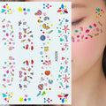 Custom OEM New Children's Day Face Freckles Tattoo Stickers Cartoon Cute Stage Makeup Water Transfer Fake Tattoos Stickers