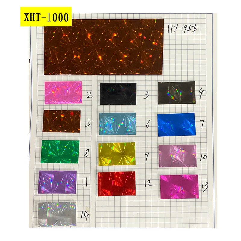 3D Cat Eye Fabric Leather Holographic Reflective Effect Cotton Backing PU Faux Leather for Shoes/Bags/Decoration