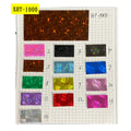 3D Cat Eye Fabric Leather Holographic Reflective Effect Cotton Backing PU Faux Leather for Shoes/Bags/Decoration