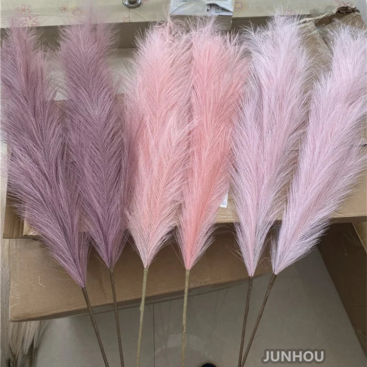 High Quality Faux Pampas Grass Decorative Artificial Large Pampas Grass