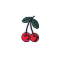 Cute 3D Fruit Patches for Kids Customized Cherry Embroidery Woven in Fabric Iron-On Lace Decorated Patch