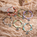 Hot Sale Starfish Scallop Sea Turtle Natural Stone String of Beads Beach Sea Shell Bracelet Women Summer Jewelry
