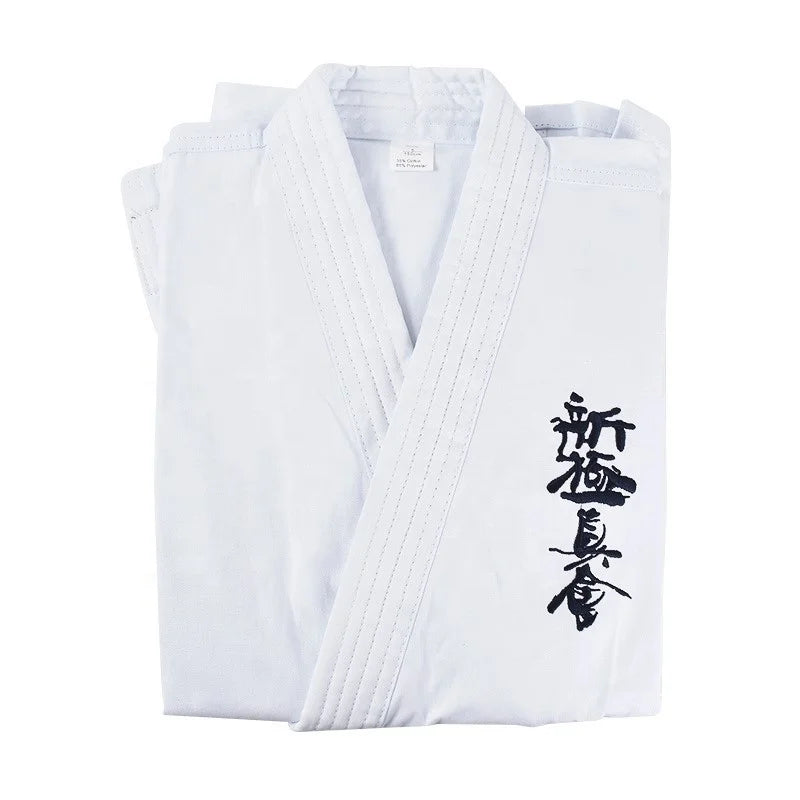 QUTENG Canvas Fabric ( Karate Kata Uniform)100% Cotton 10 Taekwondo Uniform Bjj Gi Judo Uniform