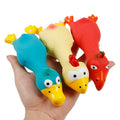 Hot Selling Durable Chicken Chew Interaction Latex Dog Toys Eco-friendly Squeaky Pet Chew Toys