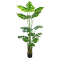 ST Plastic Plants Artificial Tropical Plants Bonsai Tree Decorative Simulation Monstera Office Artificial Plants for Living Room MegaBDM