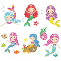 2026 Beautiful Mermaid Rhinestone Crystal Diamond Painting Sticker for Kids