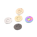 Newest Couple Necklace Mirror Polished Stainless Steel Splicing Big Love Pendant DIY Bracelet Necklace Pendant Accessories
