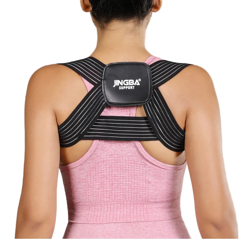 JINGBA SUPPORT Hot Sale Adjustable Lightweight Back Support Belt Comfy Posture Corrector for Shoulder Pain Relief Wholesale