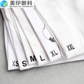 RTS Round 1.5 CM Coated Paper Apparel Trousers Skirt XS S M L XL 2XL Clothes Size Sticker Labels Sizes Stickers for Clothing