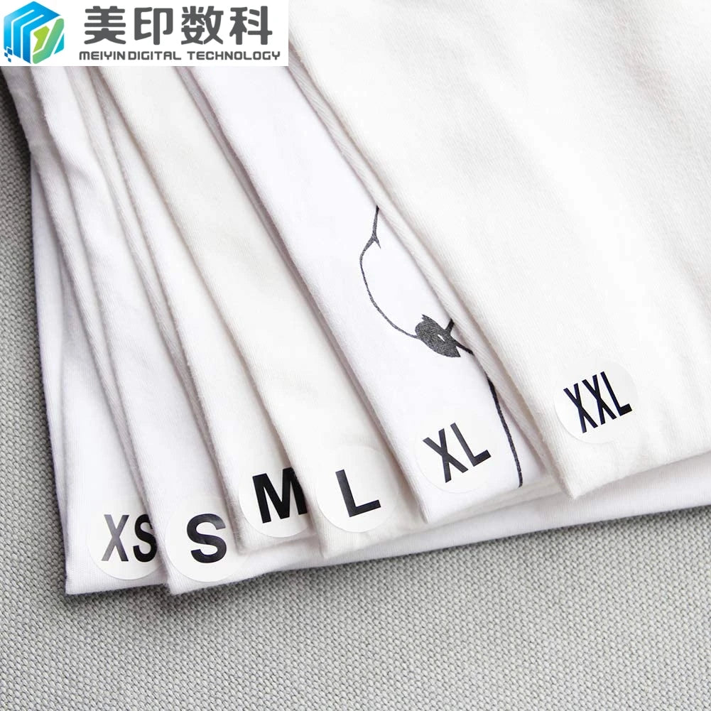 RTS Round 1.5 CM Coated Paper Apparel Trousers Skirt XS S M L XL 2XL Clothes Size Sticker Labels Sizes Stickers for Clothing